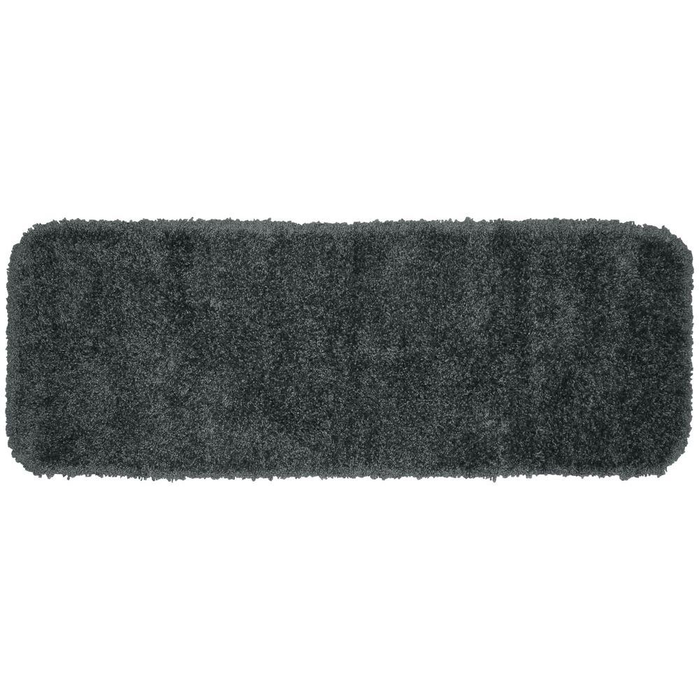 Garland Rug Serendipity Dark Gray 22 In X 60 In Washable Bathroom   Dark Gray Garland Rug Bath Rugs Mats Ser 2260 15 64 1000 