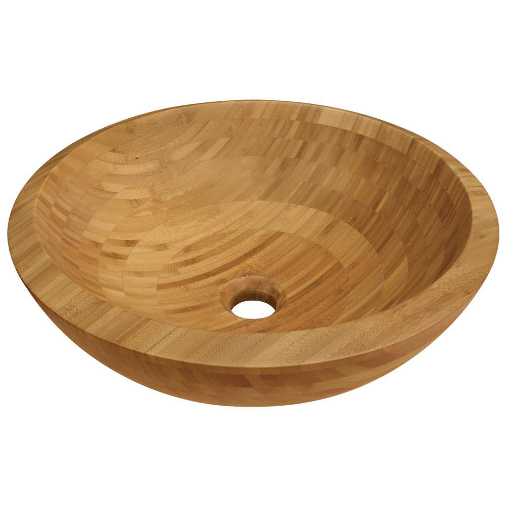 MR Direct Vessel Sink in Bamboo-890 - The Home Depot