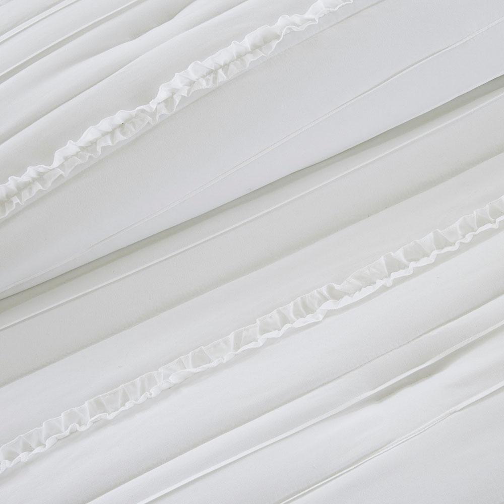 Madison Park Isabella 5 Piece White California King Comforter Set