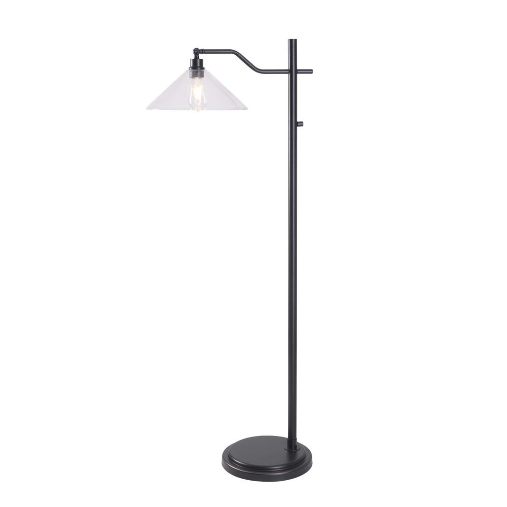 Manor Brook Joren 60 in. Bronze Floor LampMB100292 The Home Depot