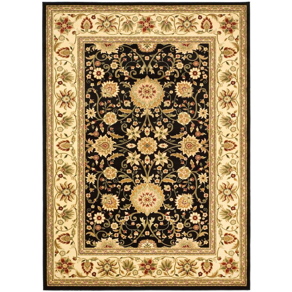 Safavieh Lyndhurst Black/Ivory 6 ft. x 9 ft. Area RugLNH212A6 The