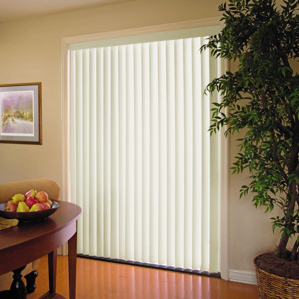 White Light Filtering 3 5 In Vertical Blind Kit For Sliding Door Or Window 78 In W X 84 In