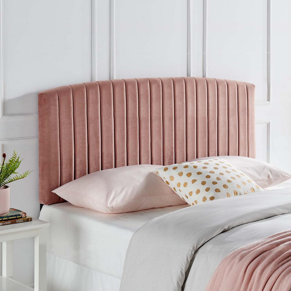 baby pink headboard