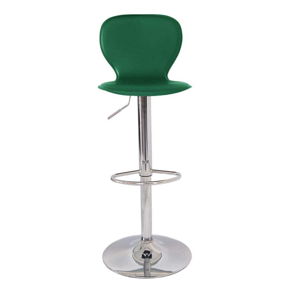 S Dente Spade 43 In Green Chrome Swivel Bar Stool Bibs003spc The Green Chrome Swivel Bar Stool