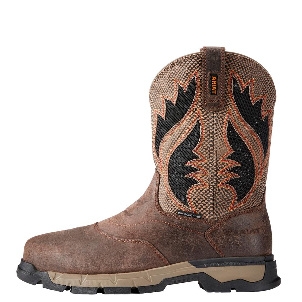 rebar flex western waterproof composite toe work boot