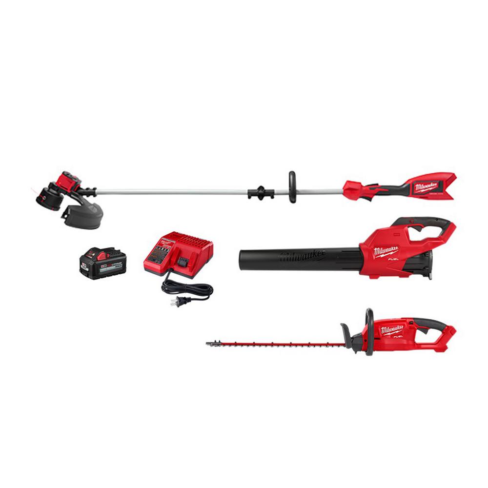 milwaukee string trimmer pole saw combo