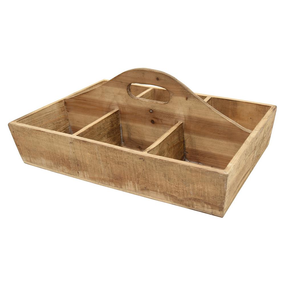 Vintiquewise 19 in. x 12 in. x 8 in. Wooden Decorative Old Colored