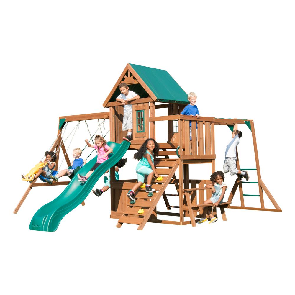 SwingNSlide Playsets Sky Tower Wood Complete Playset4367 The Home