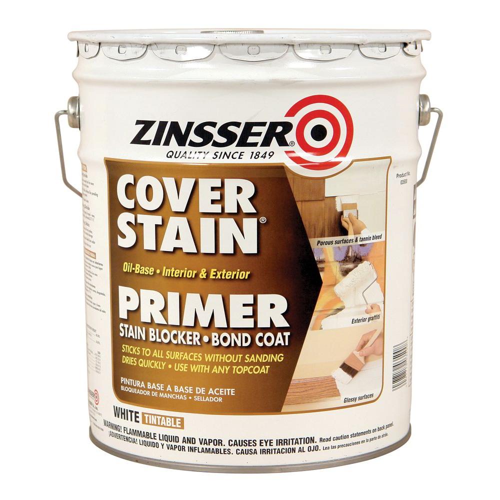 Zinsser 5gal. Highhide Odorless Primer3950 The Home Depot