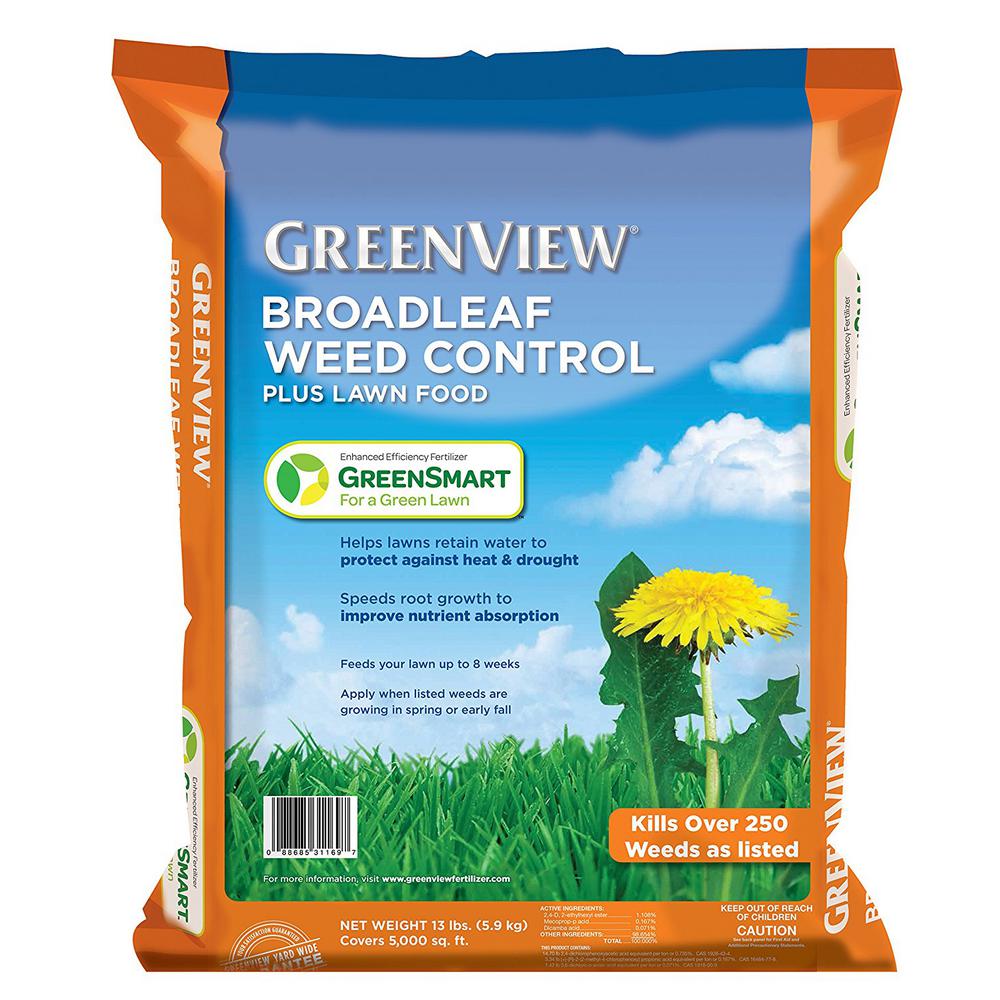 Greenview 13 Lbs Weed And Feed 2131180 The Home Depot Weed And Feed