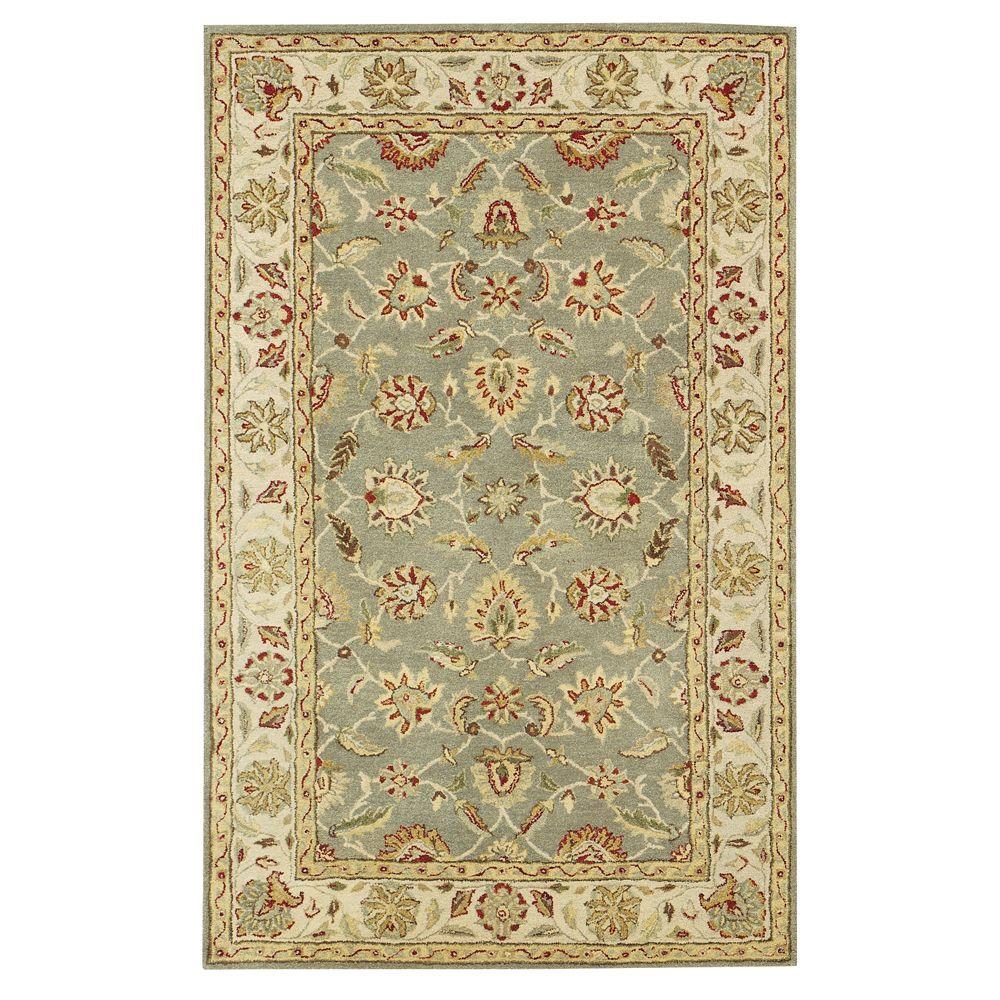 Home Decorators Collection Old London Green/Ivory 8 ft. 3 in. x 11 ft