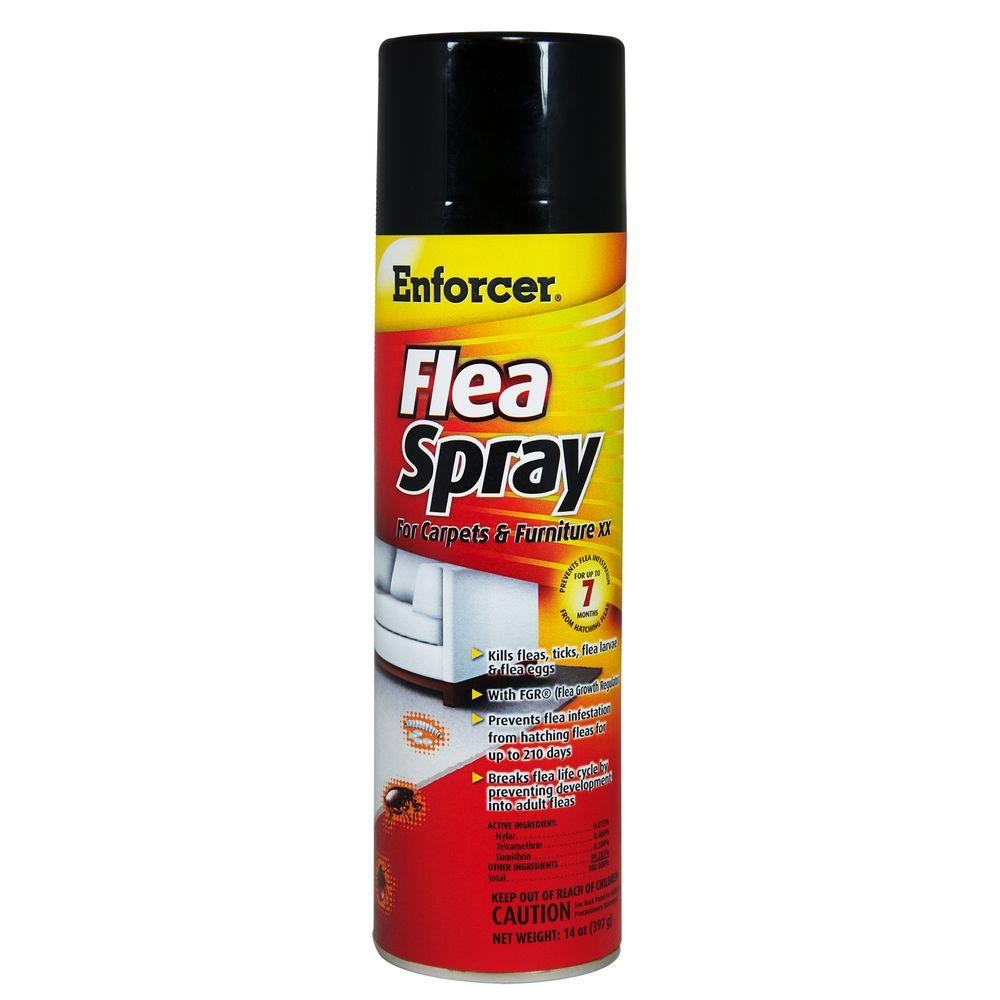 ENFORCER 14 oz. Flea Spray for Carpets and Furniture Case of 12ENFS14  The Home Depot