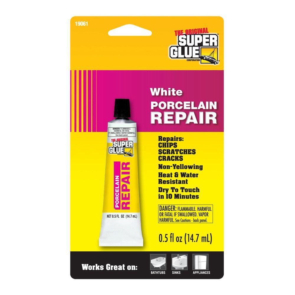 Super Glue 0.5 fl. oz. White Porcelain Repair (12-Pack) by Super Glue