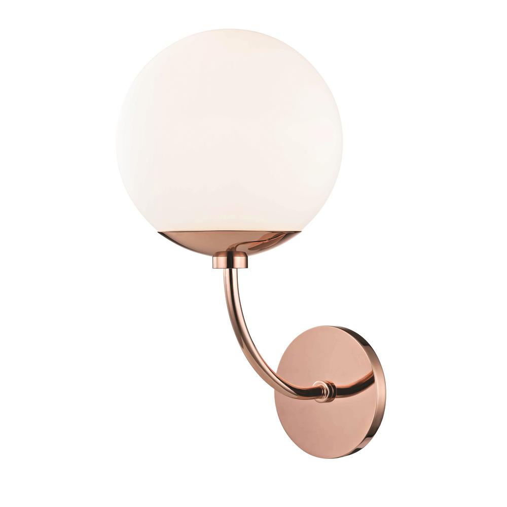 Mitzi By Hudson Valley Lighting Carrie 1 Light Polished Copper Wall Mitzi By Hudson Valley Lighting Carrie 1 Light Polished Copper Wall Sconce