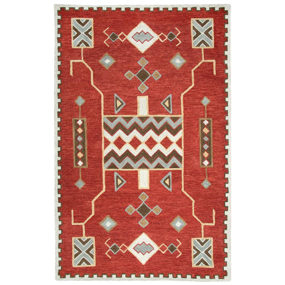 Rizzy Home Mesa Red Multicolor 5 Ft X 8 Rectangle Area Rug Rizzy Home Mesa Red Multicolor 5 Ft X 8 Rectangle Area Rug