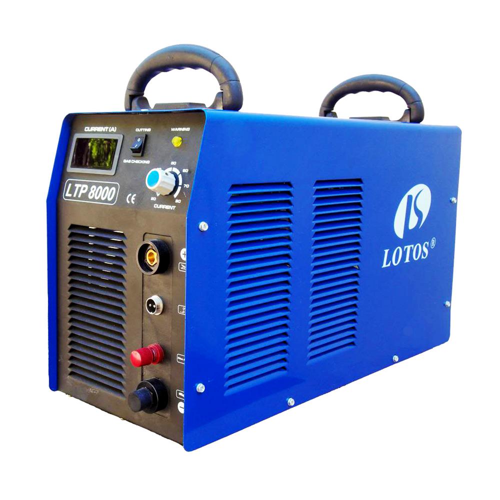 Lotos 80 Amp NonTouch Pilot Arc IGBT Inverter Plasma Cutter for Metal