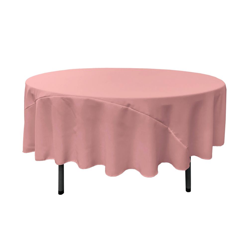 dusty rose polyester tablecloths