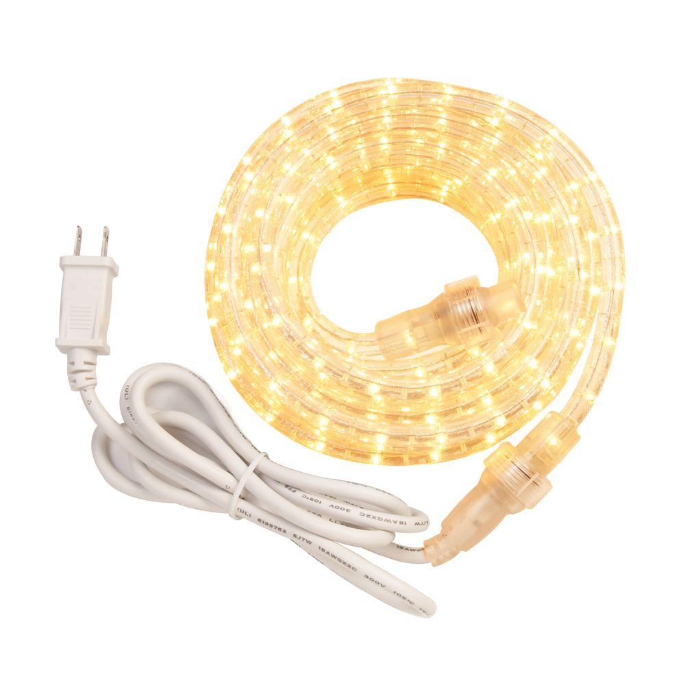 Westek 24 ft. Incandescent White Rope Light KitRW24BCC The Home Depot