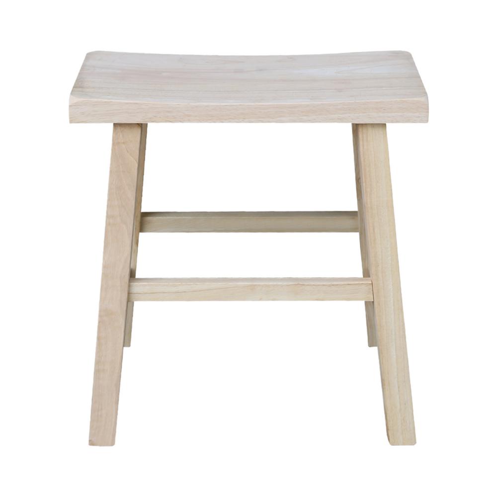 International Concepts 18 In Unfinished Wood Bar Stool 1s 681 Unfinished Wood Bar Stool