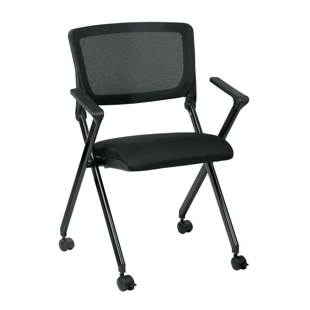Work Smart Black Folding Chair Set Of 2 Fc8483 231 The Home Depot Internet 206451930 Work Smart Black Folding Chair