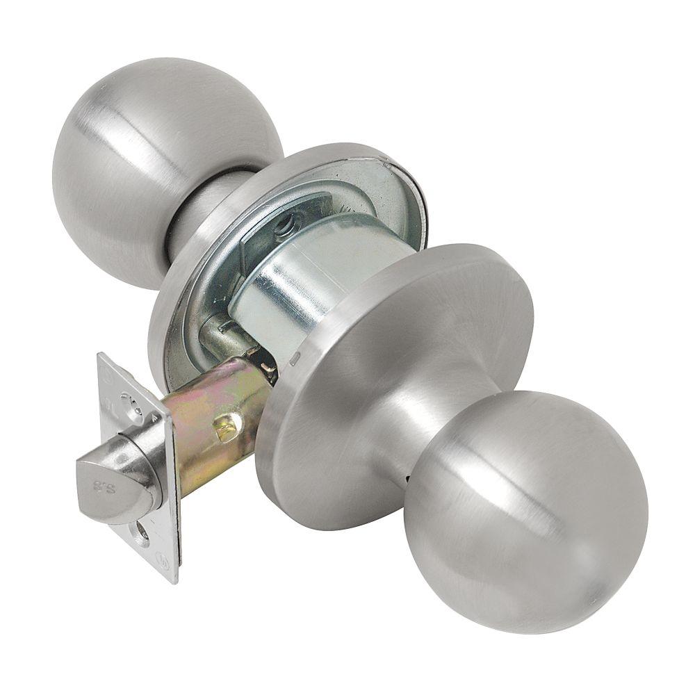 Tell Light Duty Empire Satin Stainless Steel Passage Hall/Closet Ball Door Knob by Tell