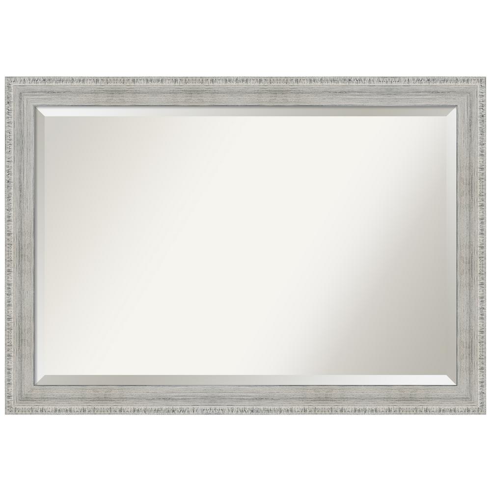 Amanti Art Rustic White Wash 40.38 in. x 28.38 in. Bathroom Vanity Mirror was $289.0 now $169.93 (41.0% off)