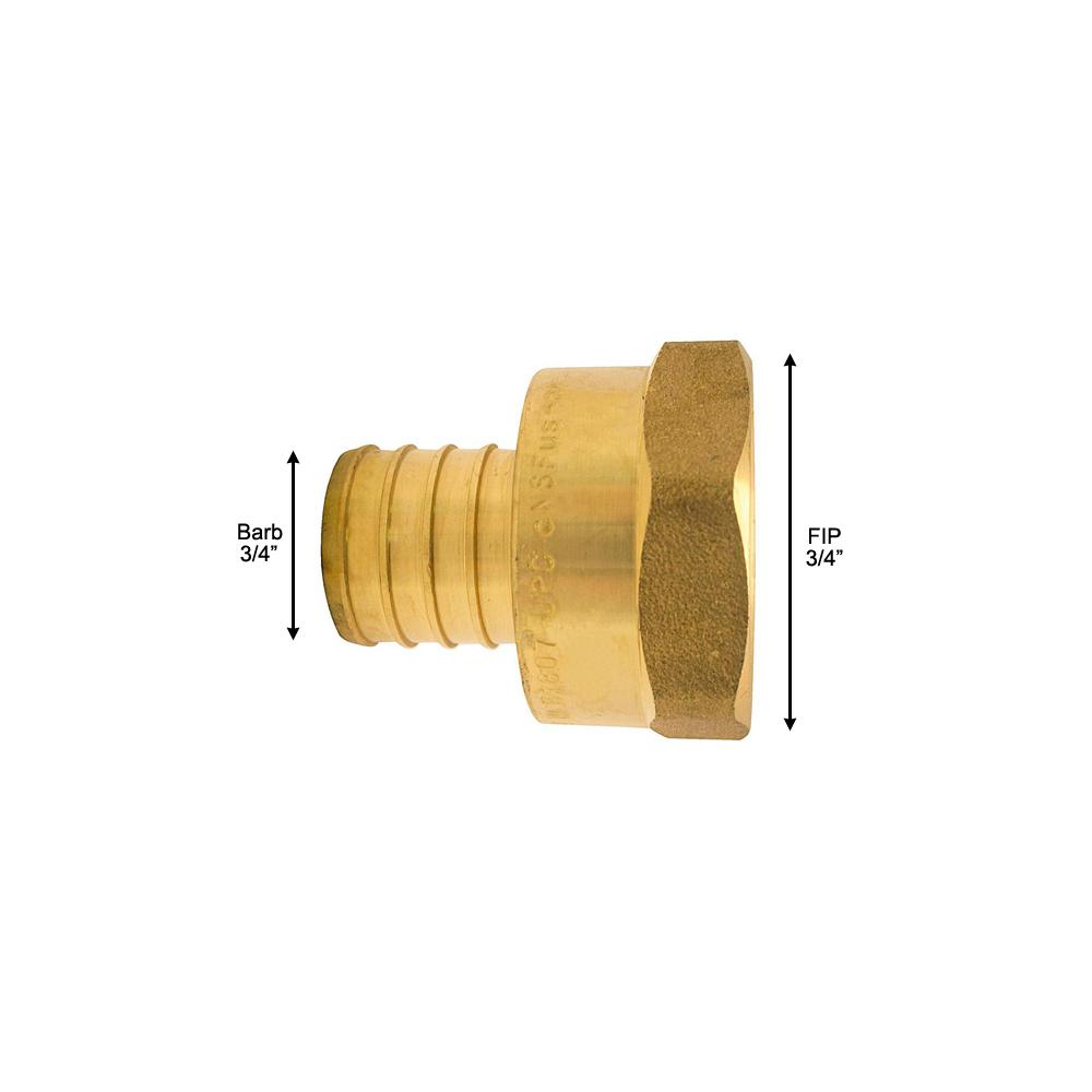 3 4 Pex To Female Garden Hose Adapter Garden Design Ideas