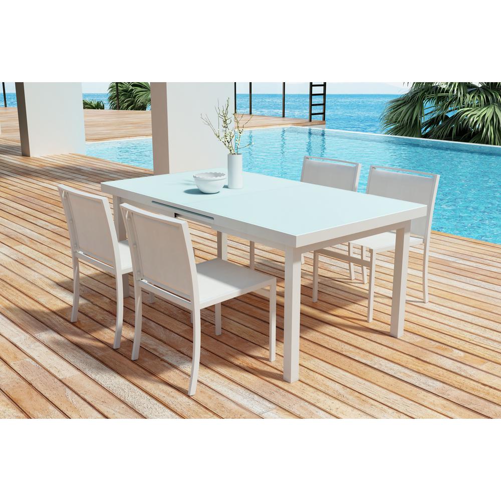 Zuo Mayakoba Aluminum Outdoor Dining Table Zuo Mayakoba Aluminum Outdoor Dining Table