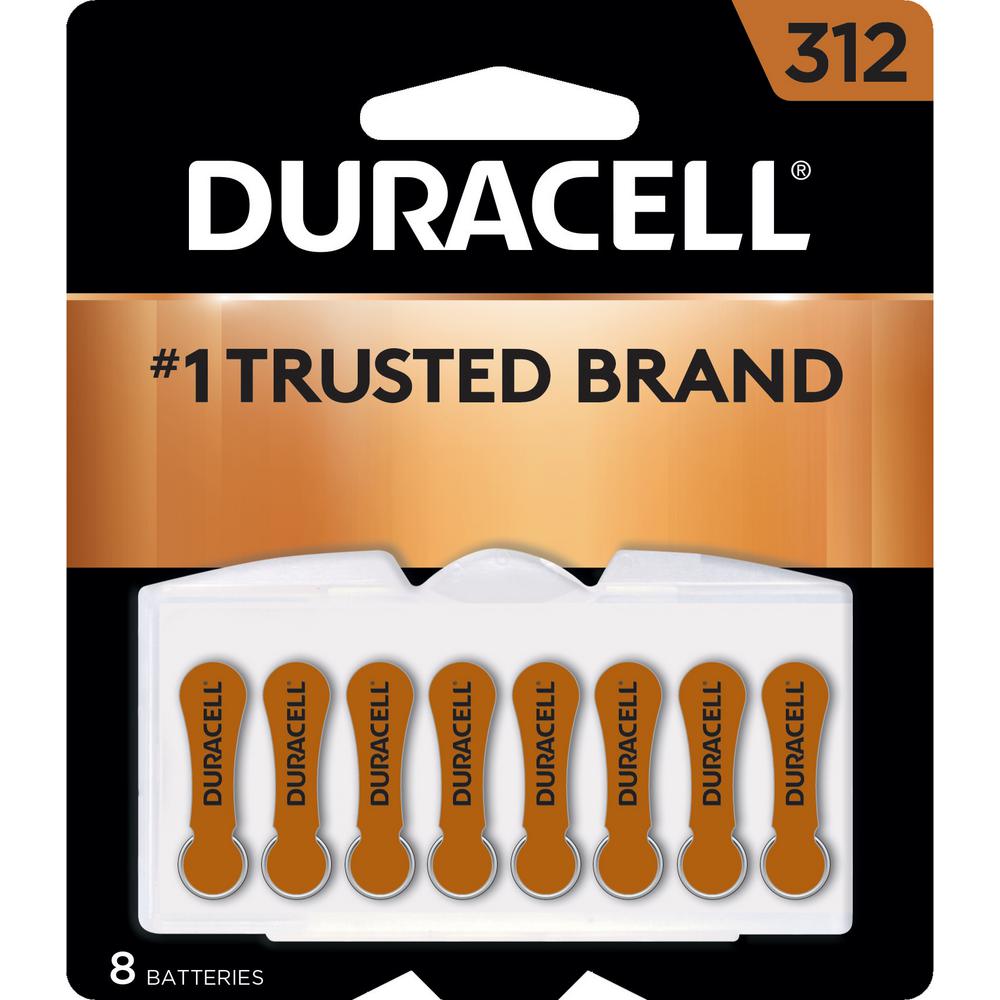 Duracell Size 312 Zinc Hearing Aid Battery (8Pack)004133366124 The