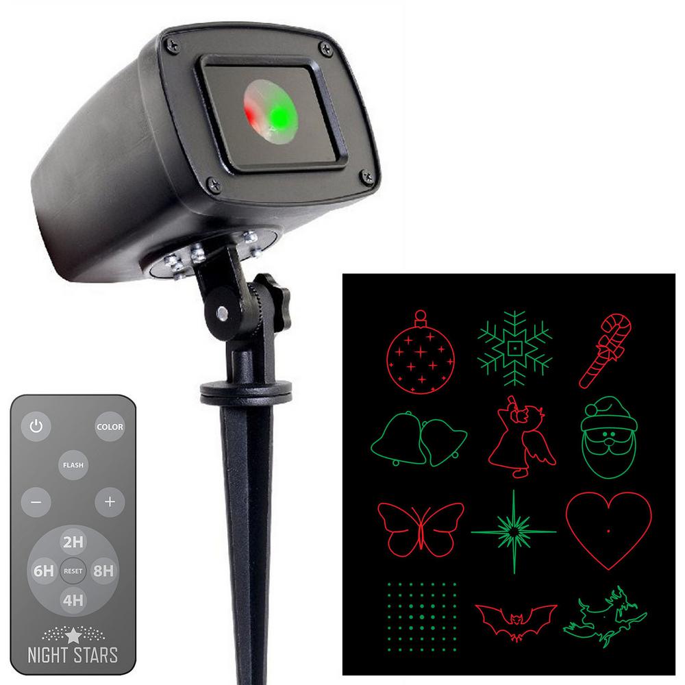 Pick Up Today Remote Control Included Spotlights Outdoor Night Stars Celebration Series With 12 Diffe Patterns Red And Green Lasers Movement