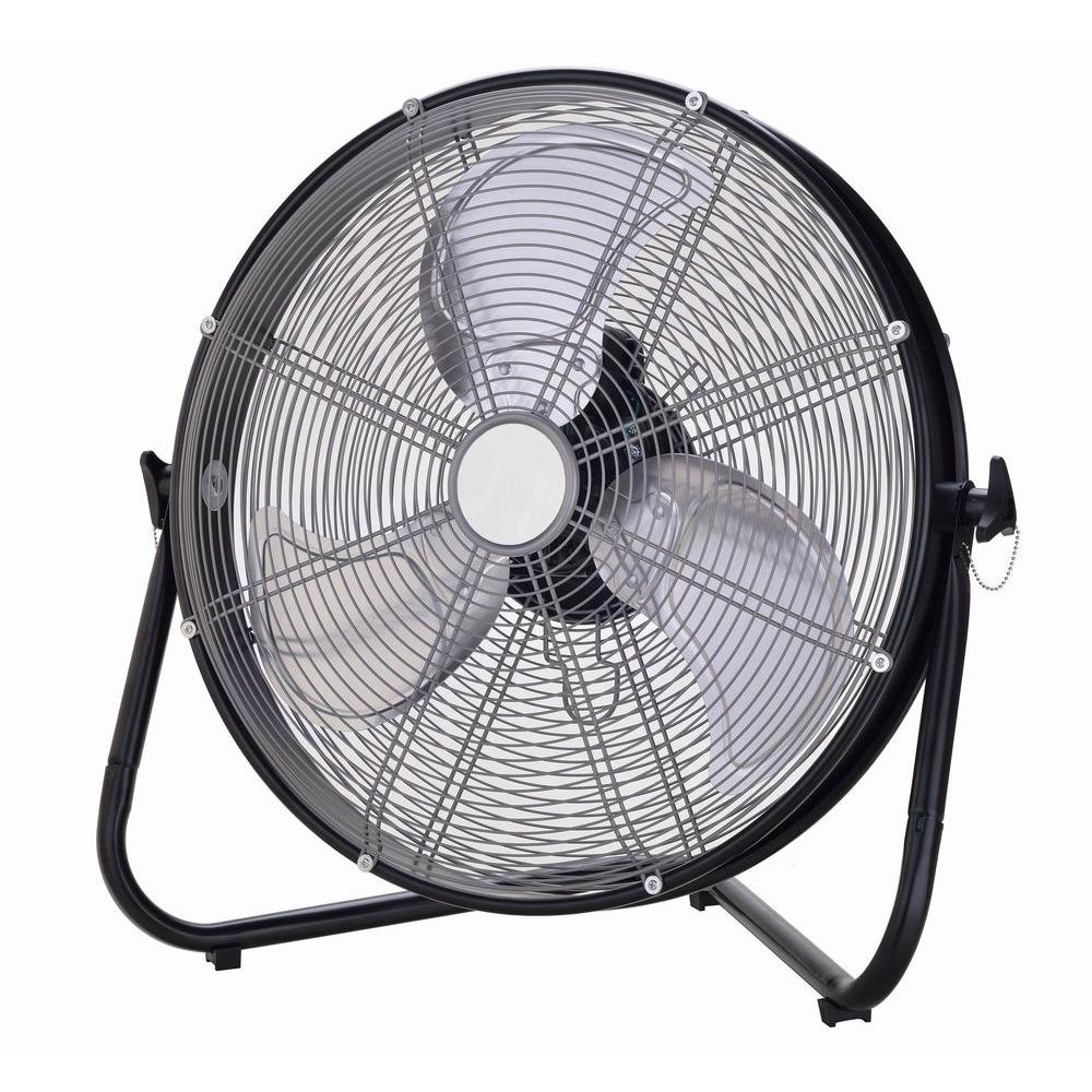 20 in. Shroud Floor Fan-SFD1-500B-3 - The Home Depot