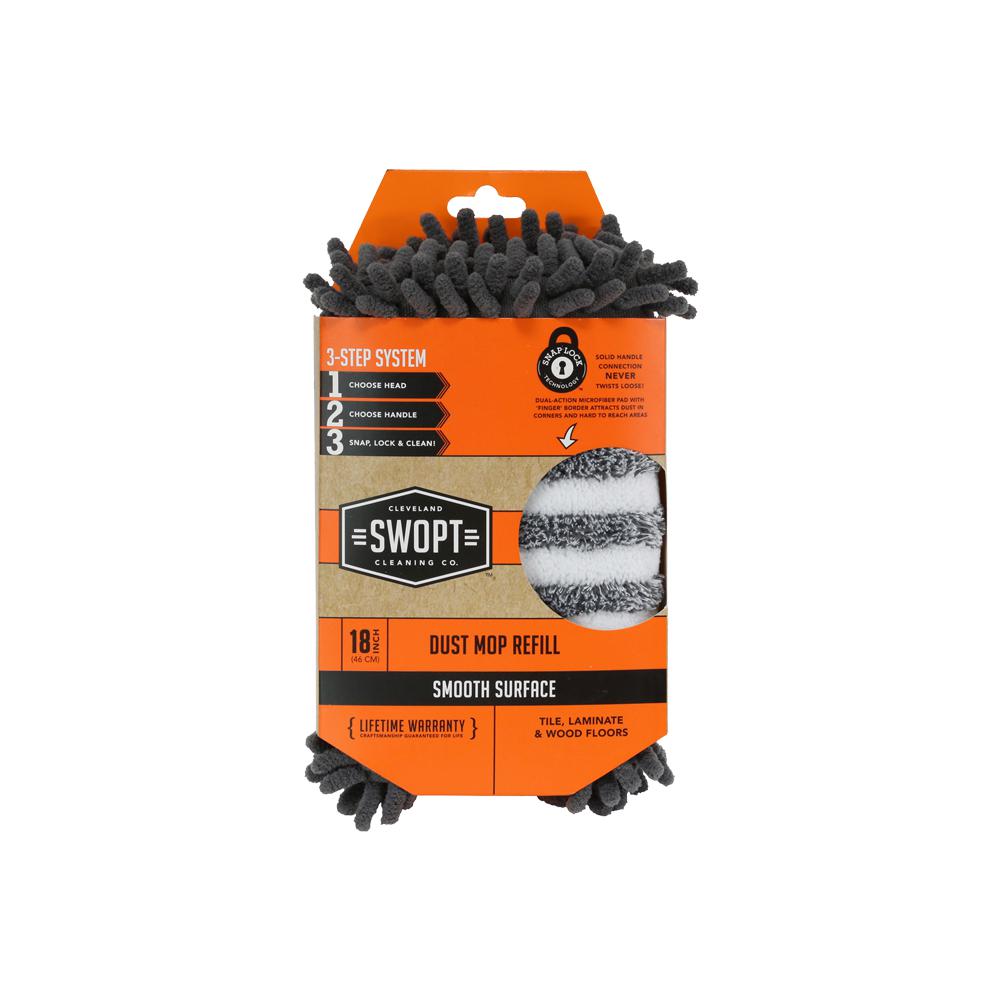 Swopt 18 in. Dust Mop Microfiber Combo Refill5215 The Home Depot