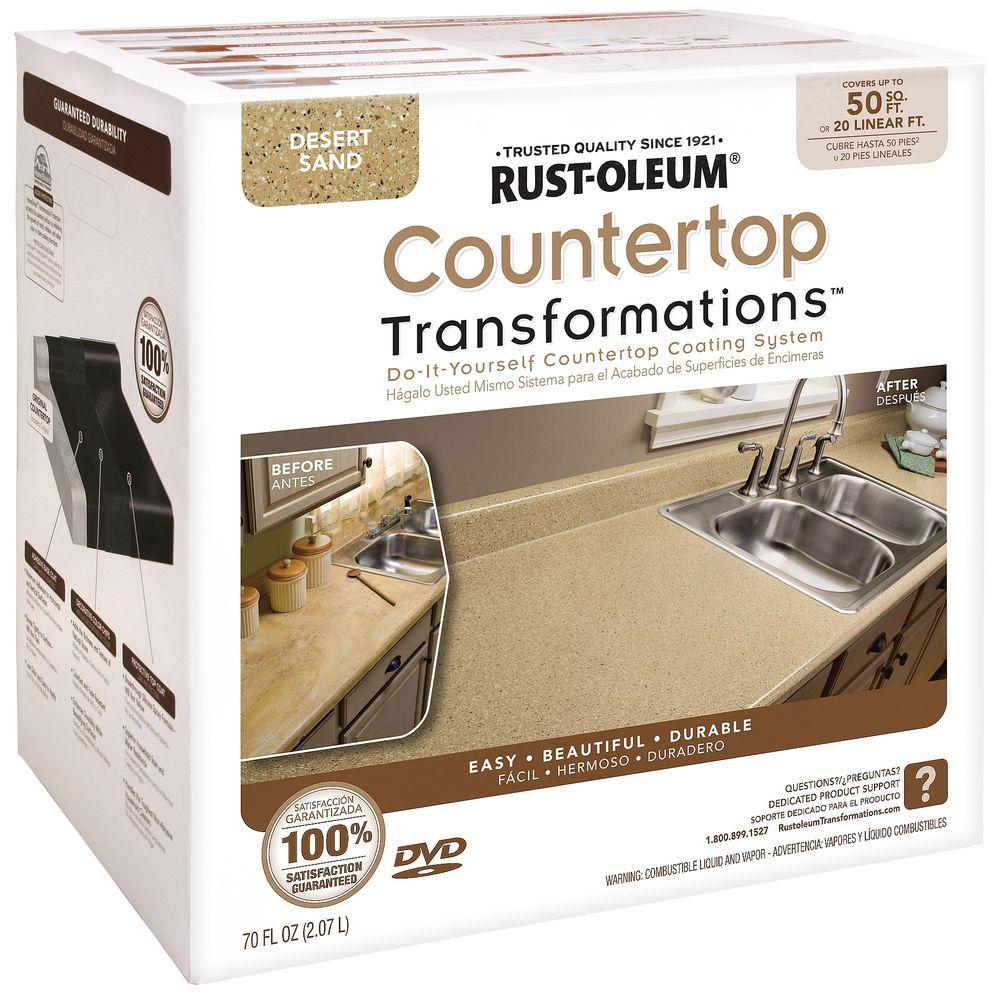 Rust Oleum Transformations 70 Oz Desert Sand Large Countertop Kit