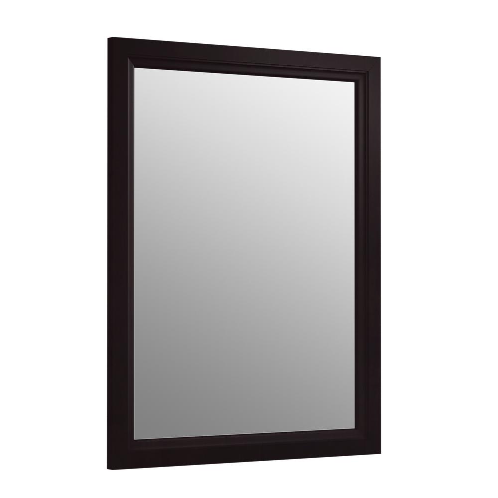 20 In W X 26 H Recessed Or Surface Mount Anodized Aluminum Medicine Cabinet With Frame Woodland