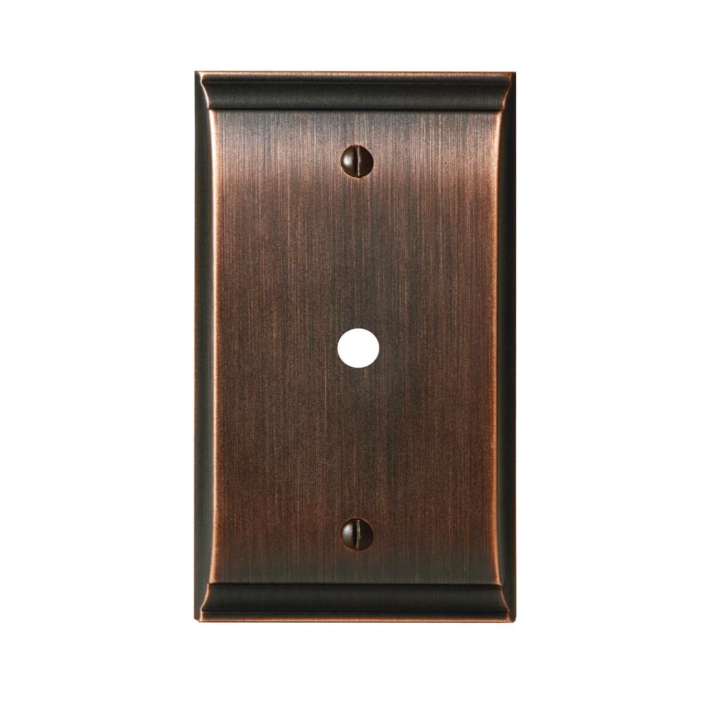 Baldwin Rope 1 Cable Cover Wall Plate Bronze4795.112.CD