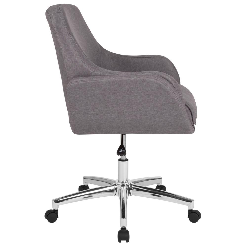 Carnegy Avenue Light Gray Fabric Office Desk Chair Cga Bt 232129