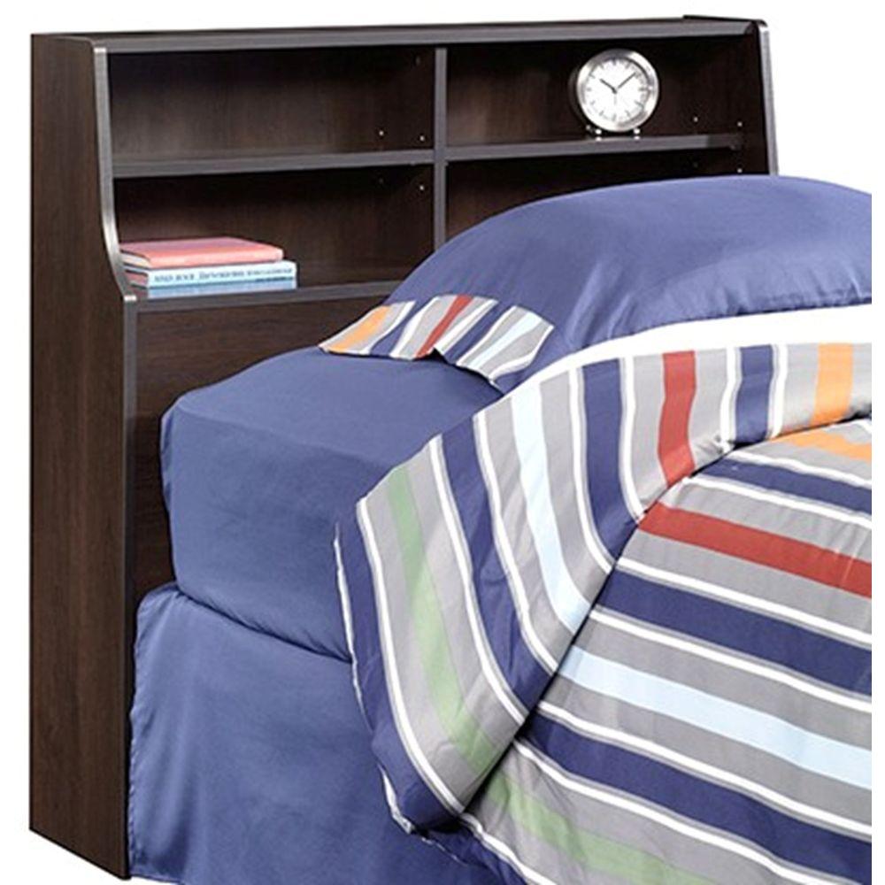 UPC 042666156004 product image for SAUDER Headboards Beginnings Collection Twin-Size Bookcase Headboard in Cinnamon | upcitemdb.com