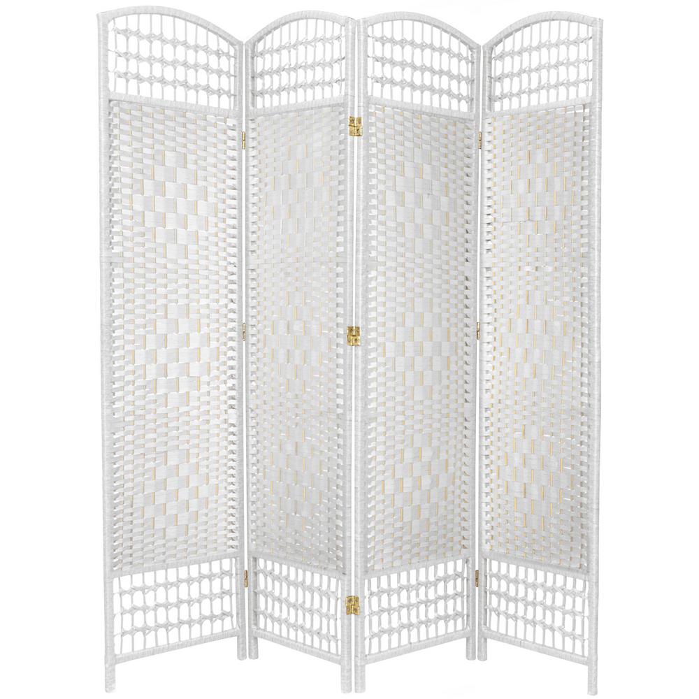 6 ft. White 4Panel Room DividerFBDMNDWHT4P The Home Depot