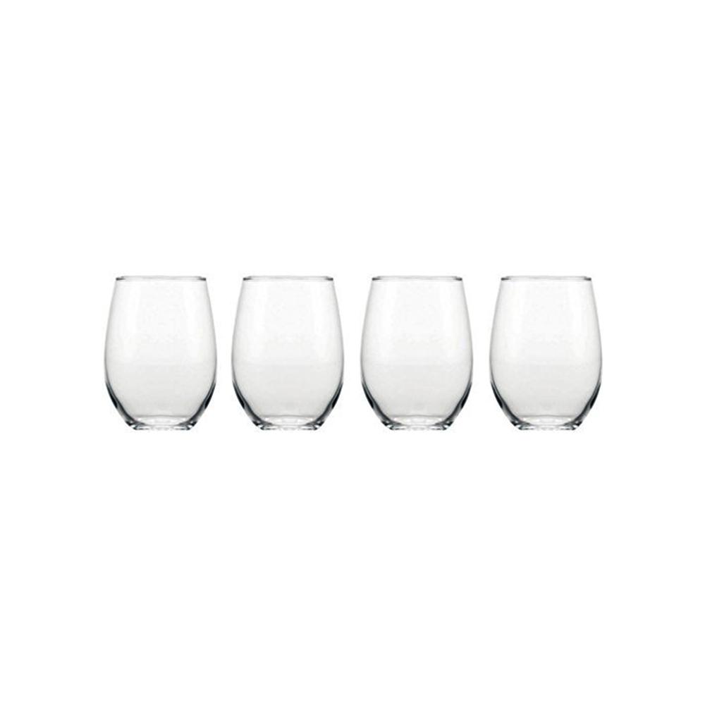 UPC 786460050105 product image for HOME ESSENTIALS AND BEYOND 21 oz. Stemless Wine Glasses (4-Pack) | upcitemdb.com