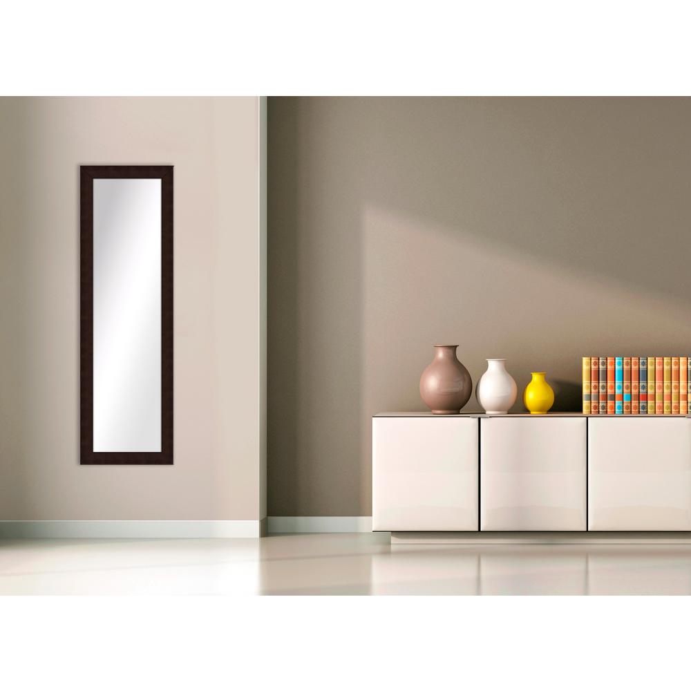 51 5 In X 15 Brown Framed Mirror