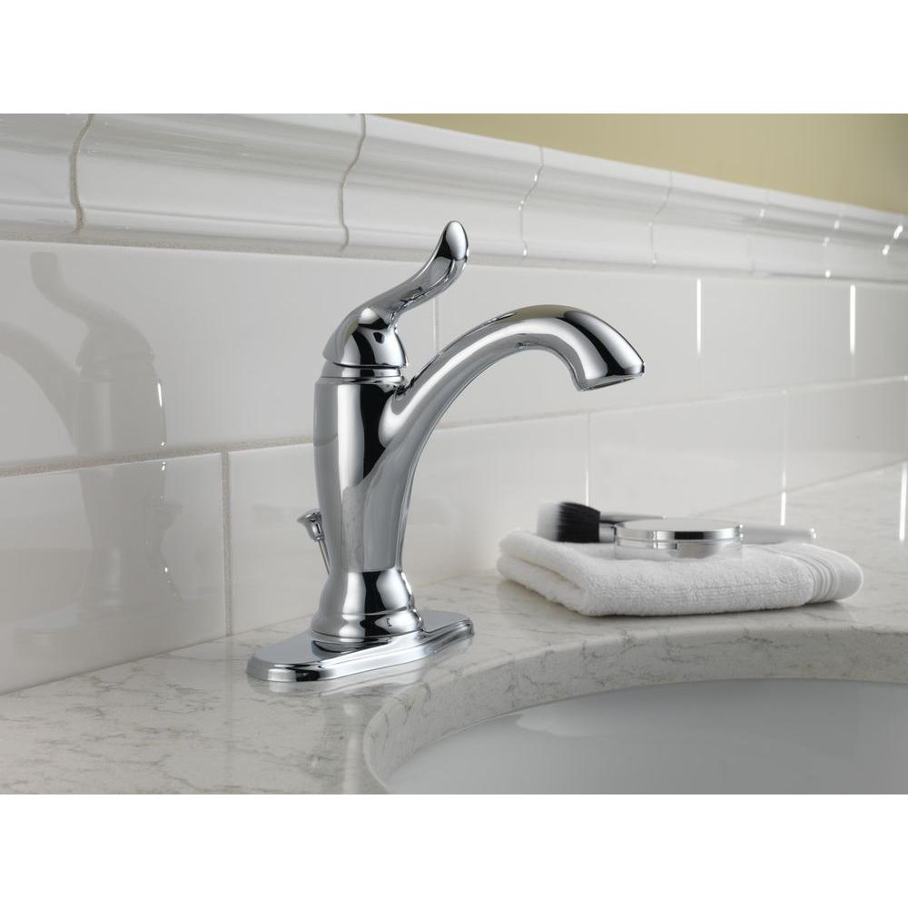 Delta linden single hole faucet