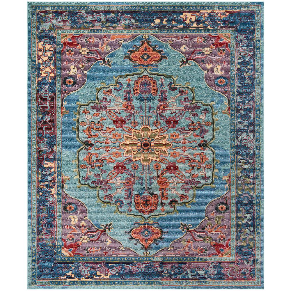 Safavieh Harmony Blue Purple 8 Ft X 10 Area Rug
