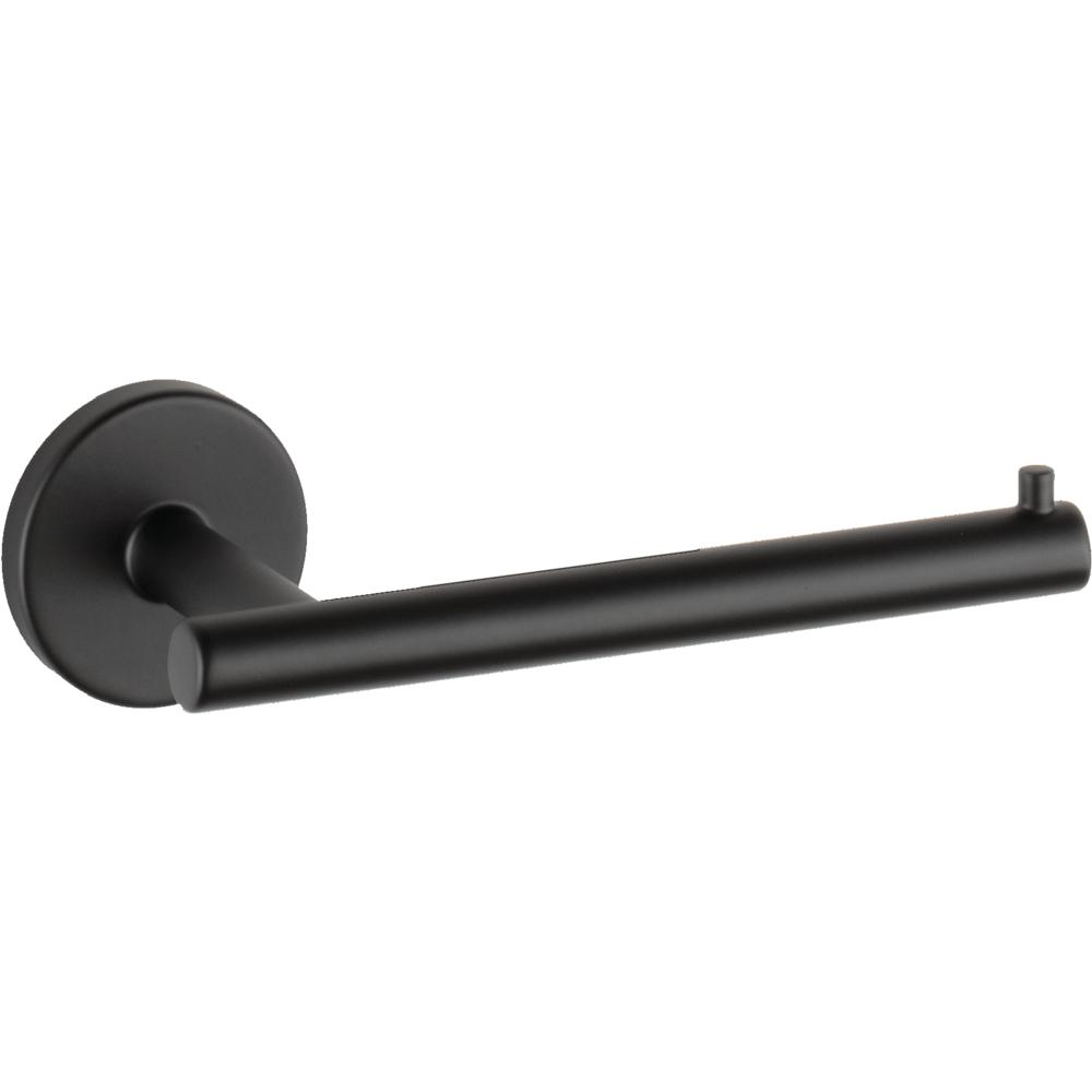 Delta Trinsic Single Post Toilet Paper Holder in Matte Black-75950-BL ...