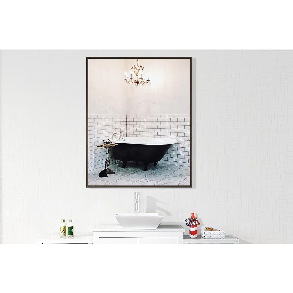 30 125 In X 24 Bravo Bronze Vanity Wall Mirror Av002m The Bravo Bronze Vanity Wall Mirror
