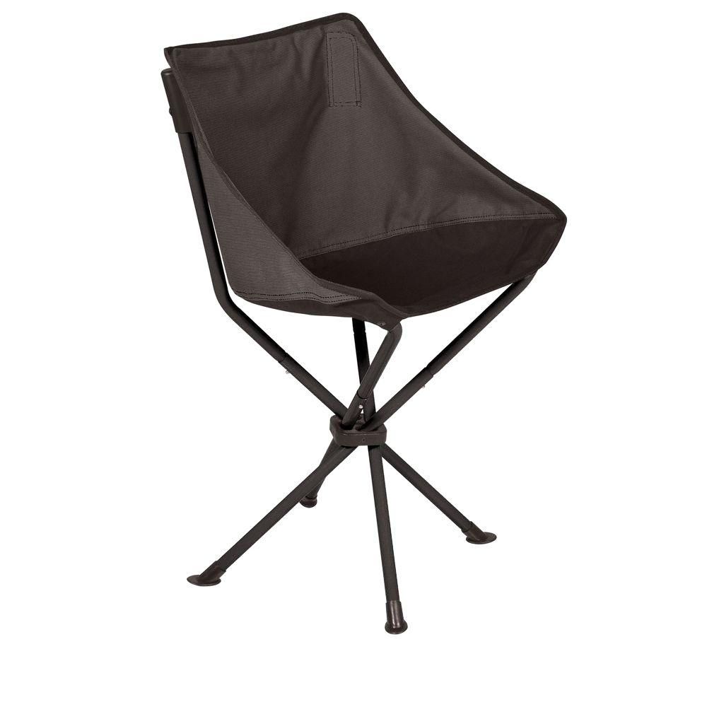 Picnic Time Grey and Black PTOdyssey Portable Folding Patio Chair789