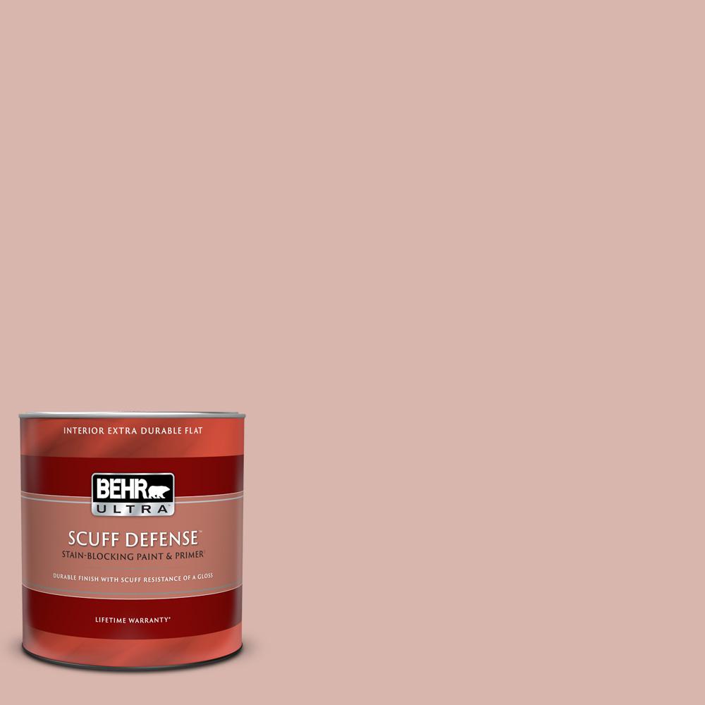 BEHR ULTRA 1 qt. 170E3 Bridal Rose Extra Durable Flat Interior Paint