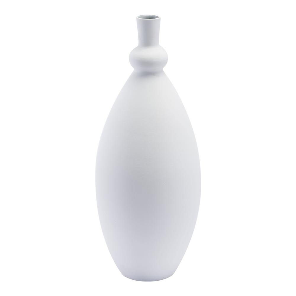 Zuo White Sifan Large Decorative Vase A11651 The Home Depot White Sifan Large Decorative Vase