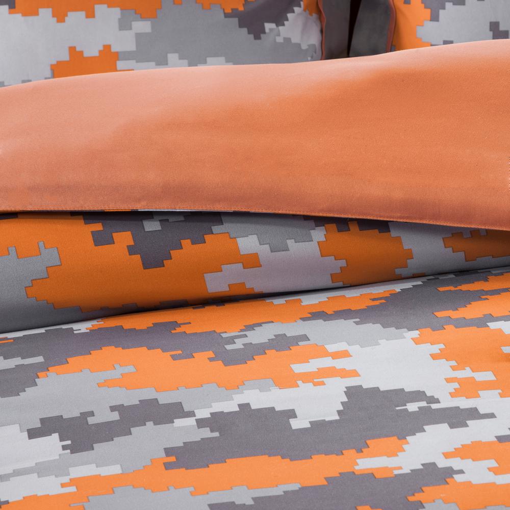 Mi Zone Mikey 4 Piece Orange Full Queen Comforter Set Mz10 296 The Home Depot - Orange Camo Queen Bedding Mi Zone Mikey 4 Piece Orange Full Queen Comforter Set Mz10 296 The Home Depot - Orange Camo Queen Bedding
