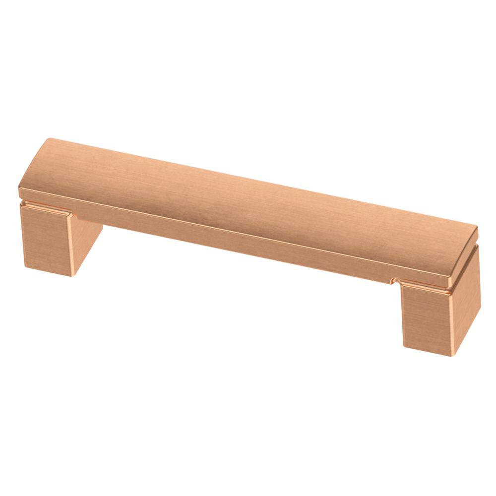 Copper 96 Drawer Pulls Cabinet Hardware The Home Depot