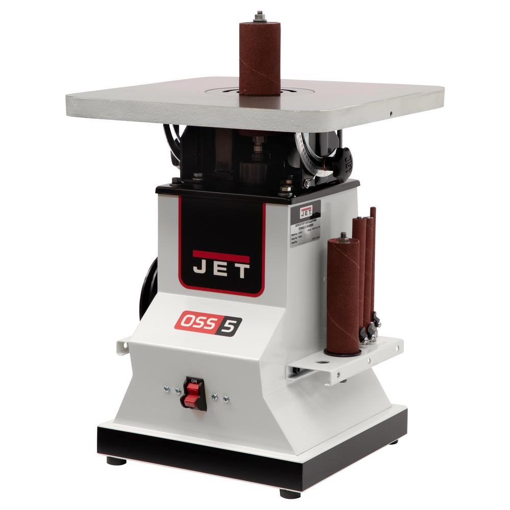 Jet 1/2 HP 5.5 in. Benchtop Oscillating Spindle Sander with Spindle
